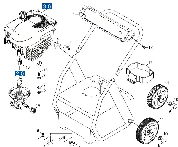KARCHER  K2200IB Parts List pump manuals repair